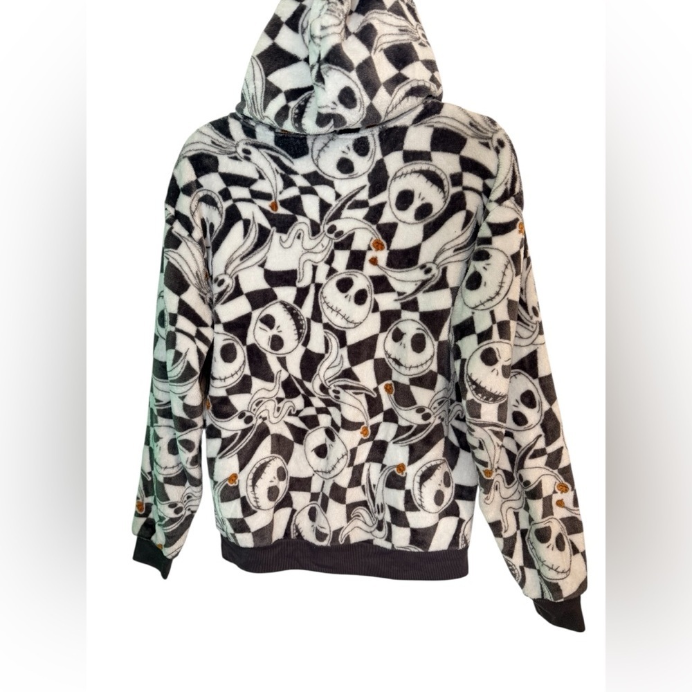 Disney Nightmare Before Christmas Jack Skellington Fleece Hoodie Size M - Picture 6 of 7
